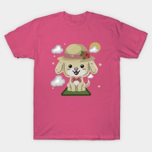 "Puppy Chic Charm" T-Shirt